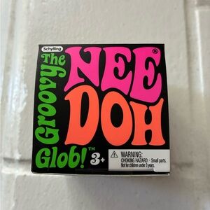 NWT Schylling NeeDoh “The Groovy Glob!” Neon Box - Pink color squishie